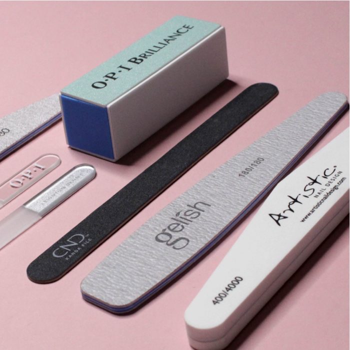 An assortment of nail files and buffers