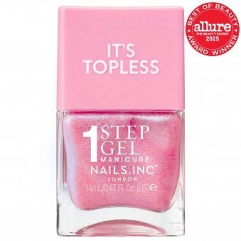 1 Step Gel Manicure Nail Polish It's Topless Danielle Magenta Shimmer 14ml