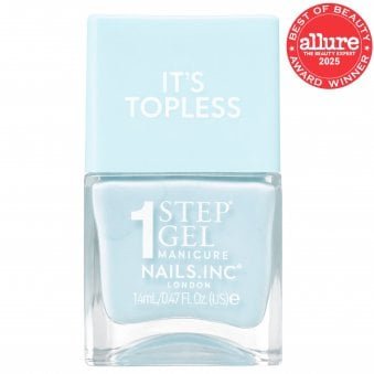 1 Step Gel Manicure Nail Polish It's Topless Giselle Icy Blue 14ml