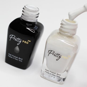 A Pretty Pair Hema Free Gel Polish & Nail Polish Duo - Blanc Canvas (2 x 8ml)