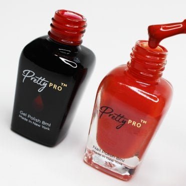 A Pretty Pair Hema Free Gel Polish & Nail Polish Duo - Hot Sauce (2 x 8ml)