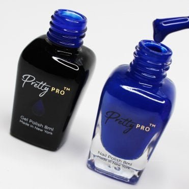 A Pretty Pair Hema Free Gel Polish & Nail Polish Duo - Peek A Blue (2 x 8ml)