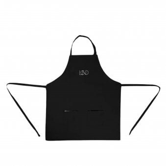 Adjustable One Size Apron - Black - (LGAPRONB)
