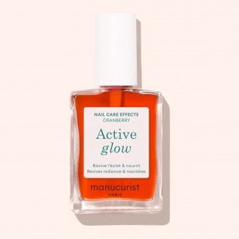 Green Vegan-Friendly Nail Treatment - Active Glow - Cranberry 15ml (22239)