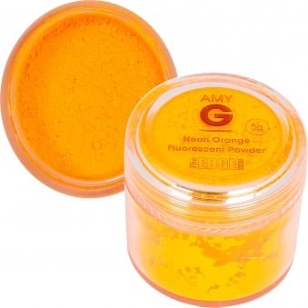 Amy G - Fluorescent Nail Powders - 5g Neon Orange (3003007)