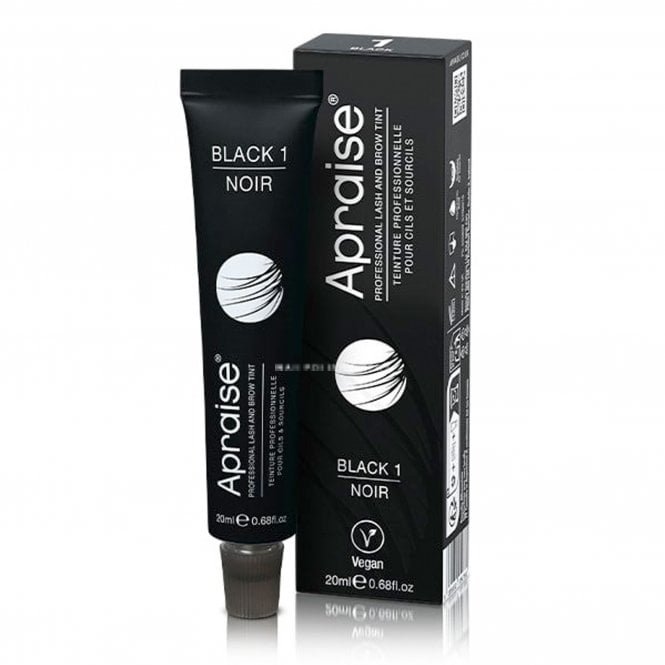 Apraise Vegan Friendly Eyelash & Eyebrow Tint - Black 1 20ml (555859) PROFESSIONAL USE ONLY