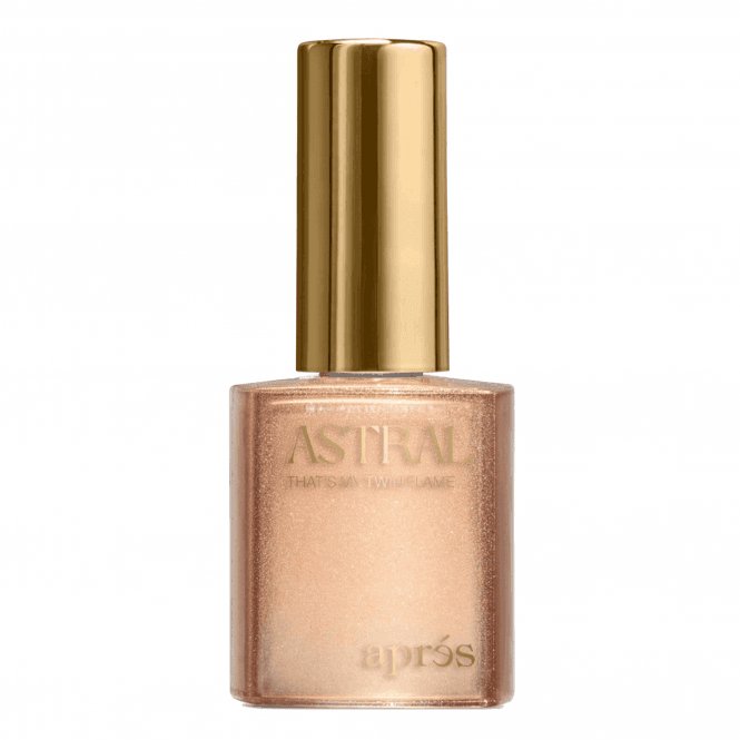 Aprés Astral Flash Glitter HEMA & TPO-Free Gel Polish - That's My Twin Flame - 10ml