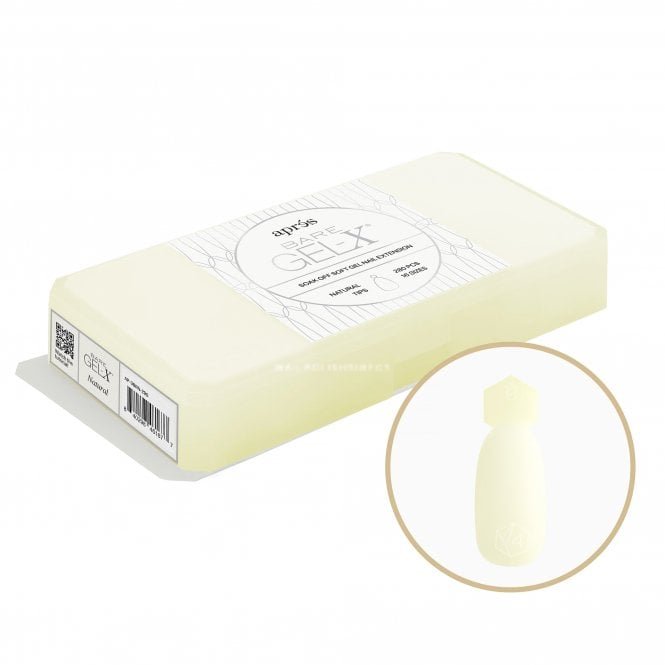 Aprés Bare Gel-X Box Of Tips - Sculpted (280 Pcs & 16 Sizes)