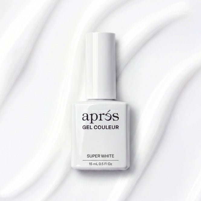Aprés Gel Couleur HEMA & TPO Free Gel Polish - Super White 15ml