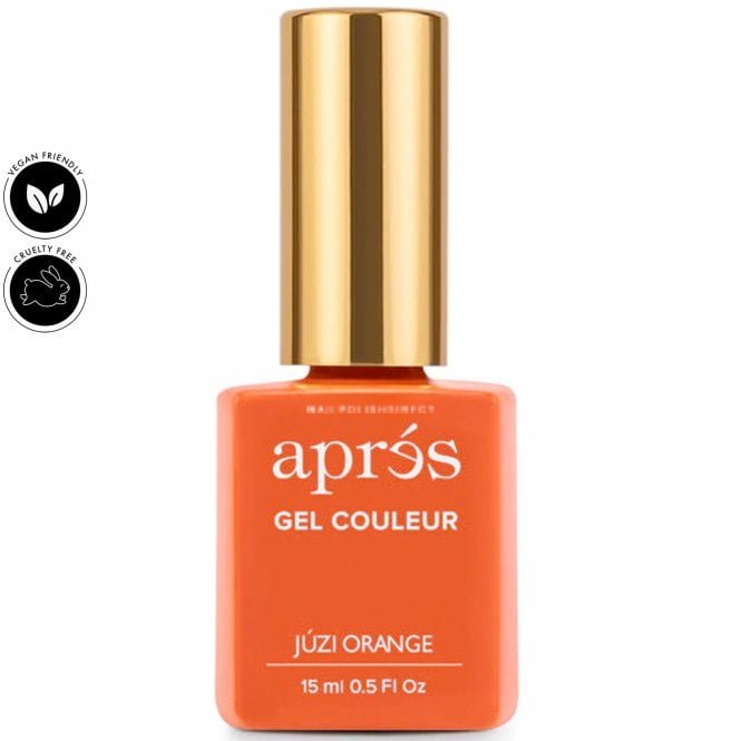 Aprés Gel Couleur Hema & TPO Free Gel Polish - Juzi Orange 15ml