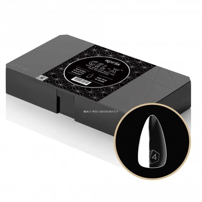 Aprés Gel-X Pro 2.0 Box Of Tips - Natural Stiletto (600 Pcs & 14 Sizes)