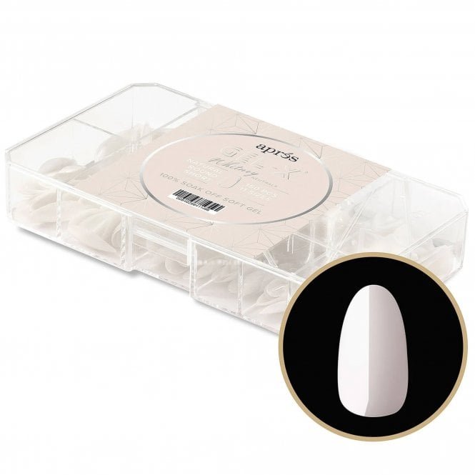 Aprés Neutrals Gel-X Box Of Tips - Whitney Natural Round (150 Pcs & 11 Sizes)