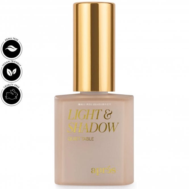 Aprés HEMA & TPO Gel Polish - Light & Shadow - Quiet Table 10ml