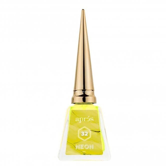 Aprés Artiste ArtInk Marble Effect Gel Nail Polish - Neon Yellow (32) - 15ml