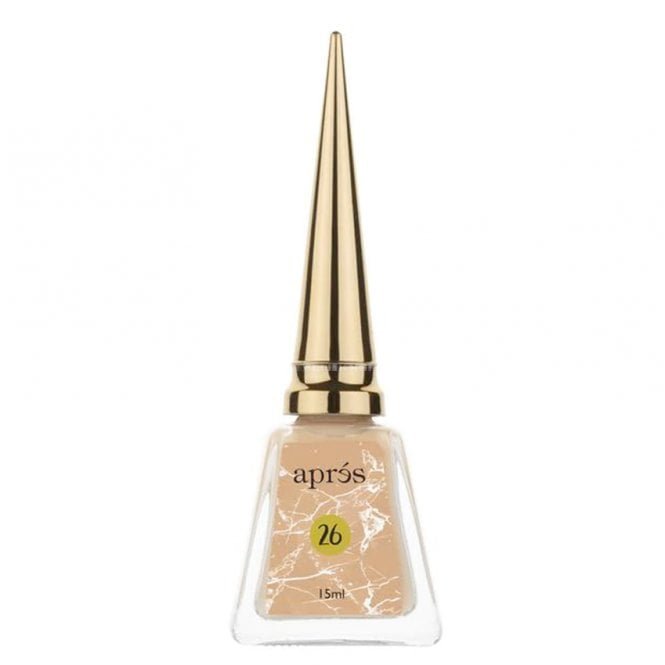 Aprés Artiste ArtInk Marble Effect Gel Nail Polish - Pastel Orange (26) - 15ml