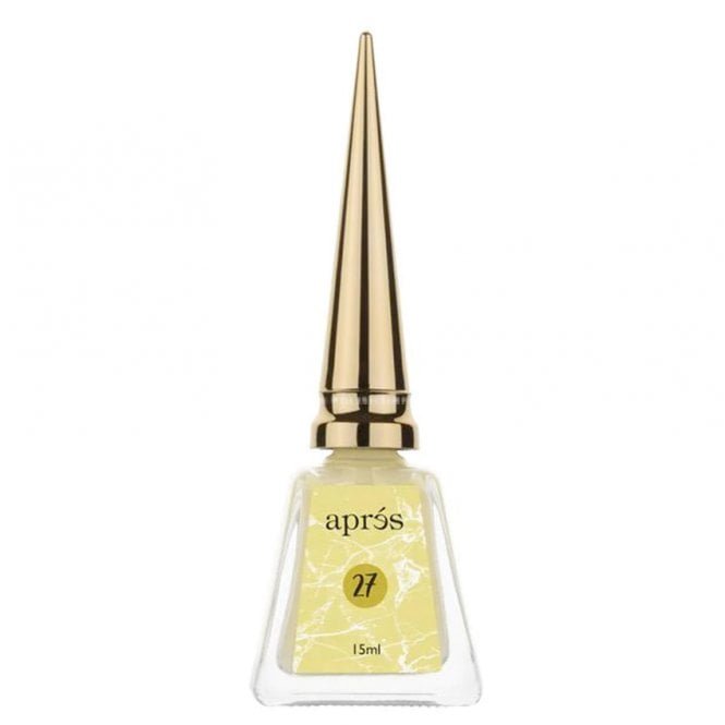 Aprés Artiste ArtInk Marble Effect Gel Nail Polish - Pastel Yellow (27) - 15ml