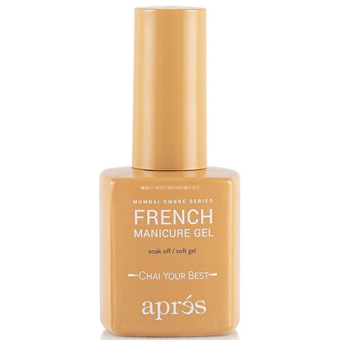 Aprés French Manicure Gel Nail Polish - Chai Your Best 15ml