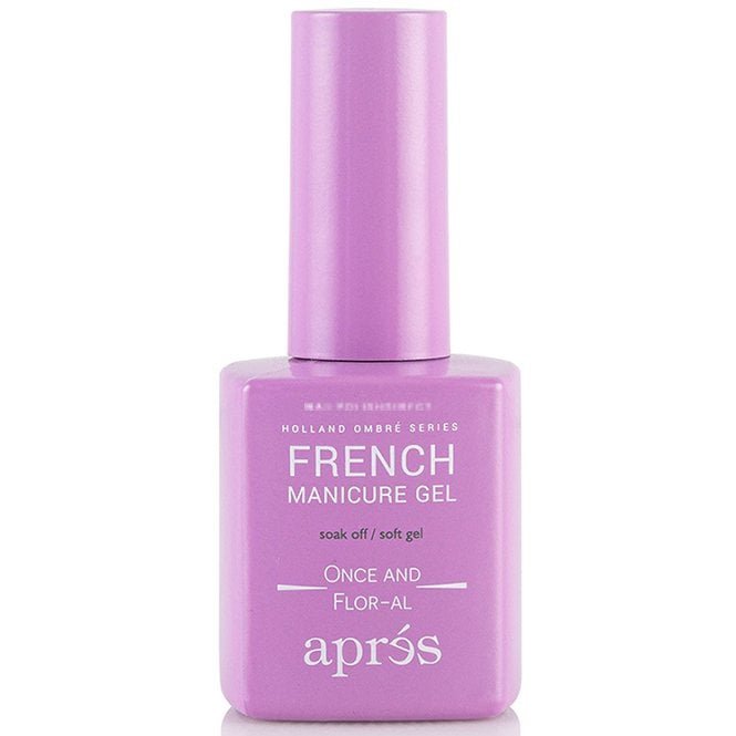 Aprés French Manicure Gel Nail Polish - Once And Flor-al 15ml
