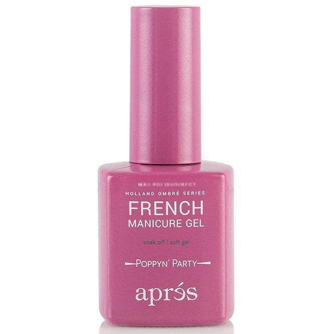 Aprés French Manicure Gel Nail Polish - Poppy'n Party 15ml