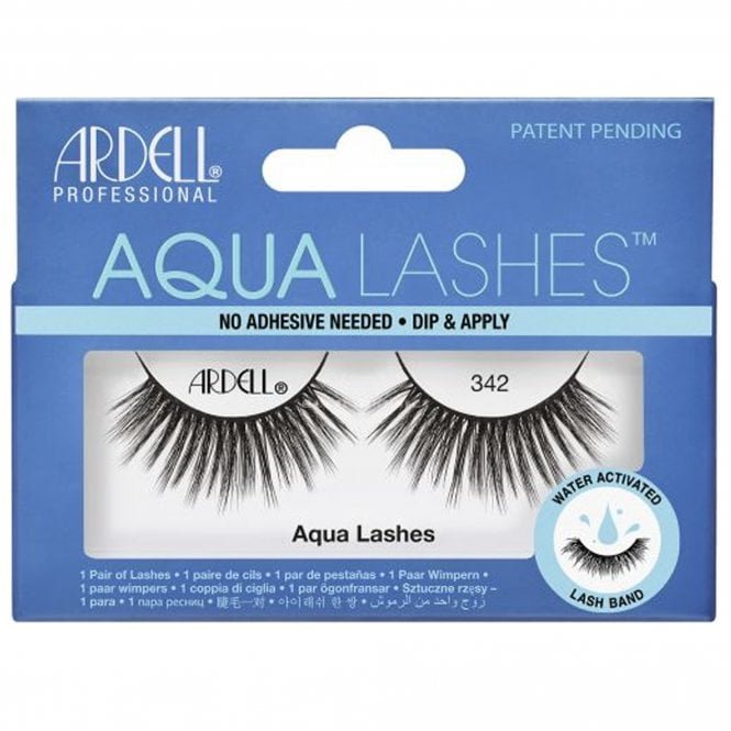Ardell Aqua False Strip Eyelashes - No Adhesive Needed (342) (63403)
