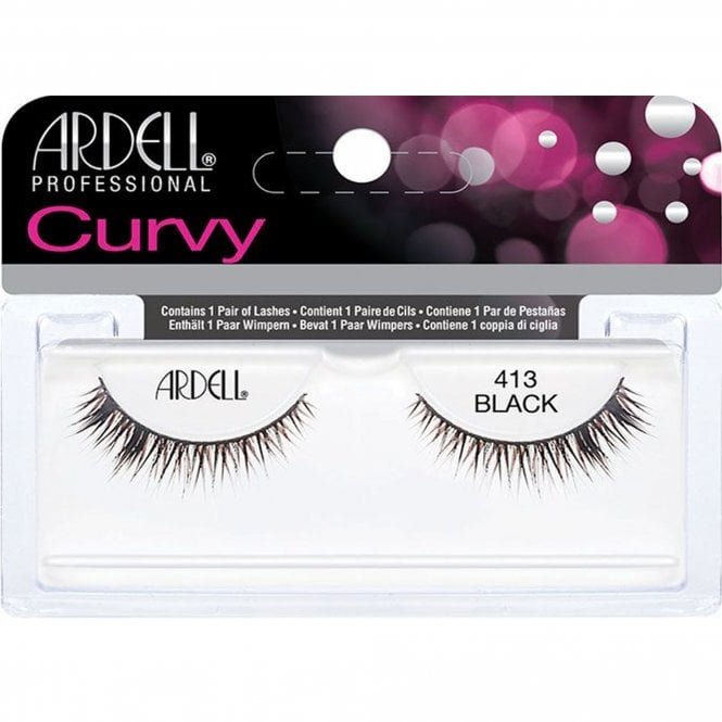 Ardell Curvy False Eyelashes - Black 413 (61943)