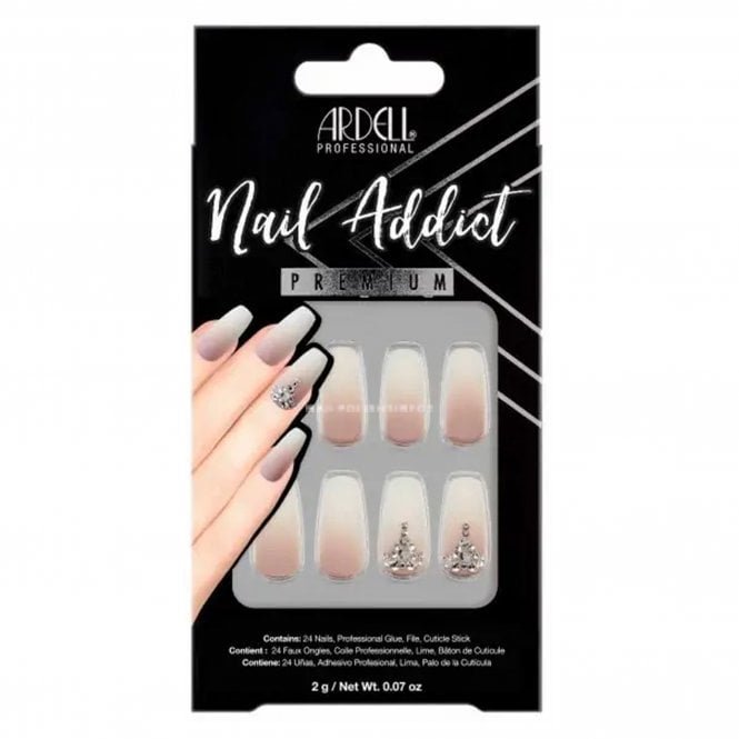 Ardell Nail Addict Premium False Nails - Rich Tan Ombre (24 Nails) (54602)