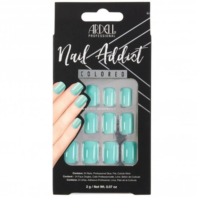 Ardell Nail Addict Solid False Nails - Mint (28 Nails) (63866)