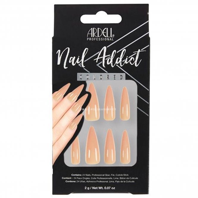 Ardell Nail Addict Solid False Nails - Sorbet (24 Nails) (63870)