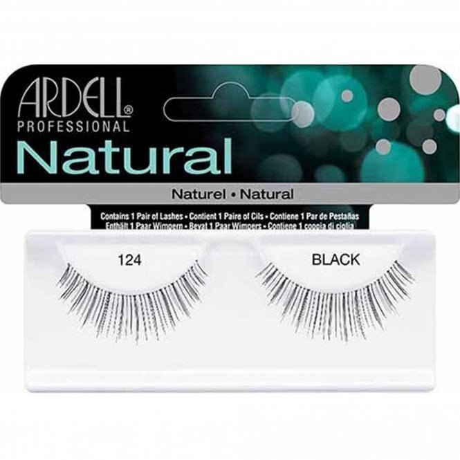 Ardell Natural False Eyelashes - Black 124 (62410)