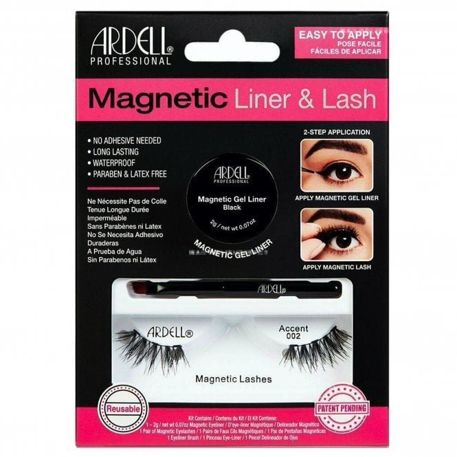 Ardell Reusable Waterproof Magnetic Liner And Lash Kit - Accent 002 (36853INT)