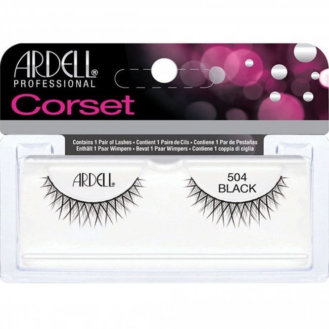 Ardell Corset False Eyelashes - Black 504 (61504)