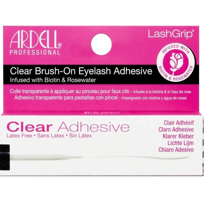 Ardell Lash Grip False Strip Lash Adhesive With Rose Water & Biotin - Clear 7g (67595)