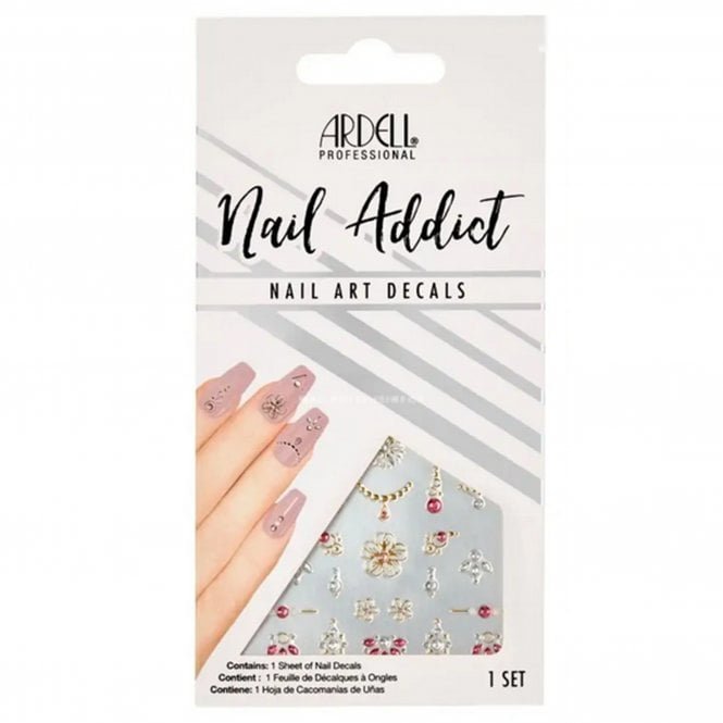 Ardell Nail Addict Nail Art Decals - Pretty In Pink (62152)