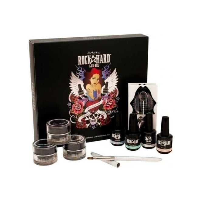 Artistic Colour Gloss LED Nail Gel Starter Kit (10 Piece Set) (02250)