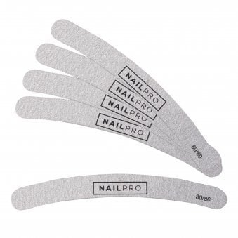 Banana Nail Files - Zebra - 80/80 Grit