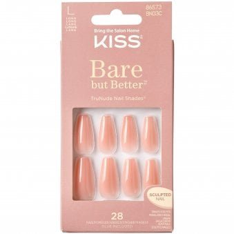 Bare But Better False Nails - Nude Glow (28 Nails & Adhesive 2g)