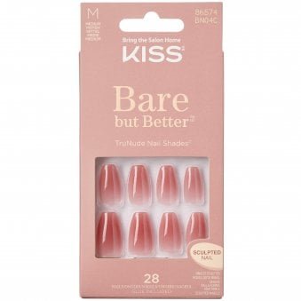 Bare But Better False Nails - Nude Nude (28 Nails & Adhesive 2g)