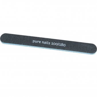 Black Foam Nail Files - 100/180 Grit (N1161 - Single)