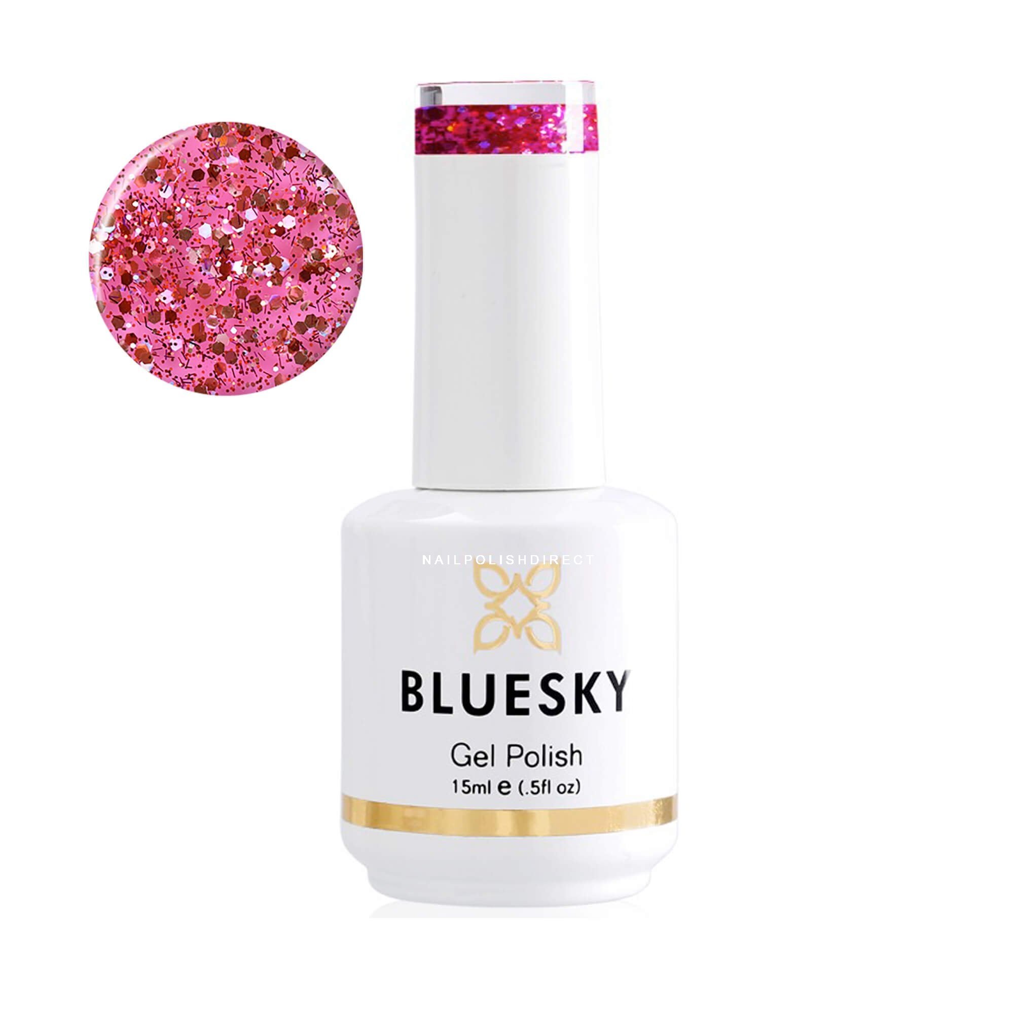 thumbnail image 2 of Bluesky Gel Polish – Moonlight & Roses 80528 – White UV LED Nail Varnish 10ml 2 of 4