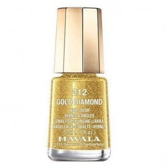 Mini Color Creme Nail Polish - Gold Diamond (212) 5ml