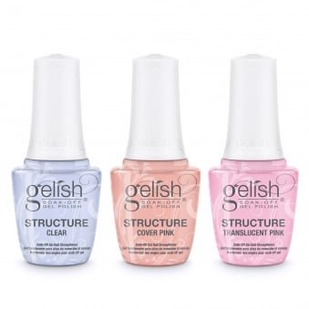 STRUCTURE Soak-Off Gel Nail Strengthener - Complete 3 Piece Set