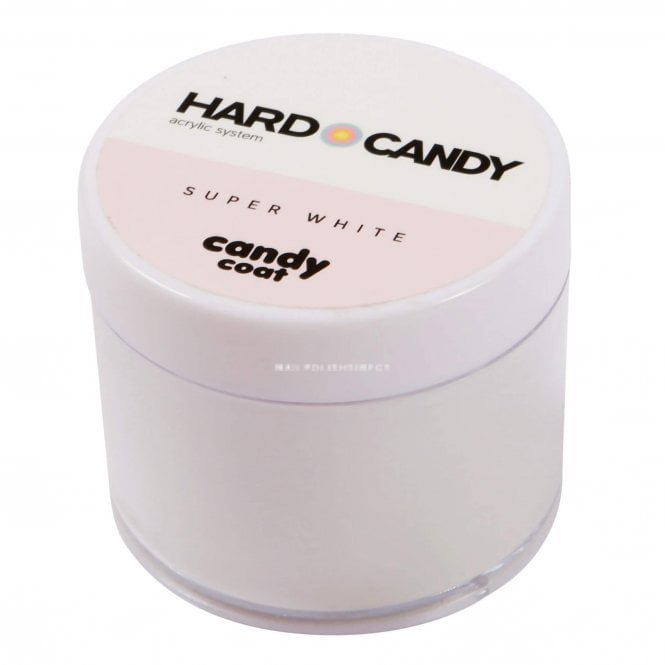 Candy Coat Hard Candy Acrylic Powder - Super White 50g