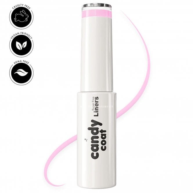Candy Coat Hema Free Gel Nail Art Liner - Princess Pink 10ml