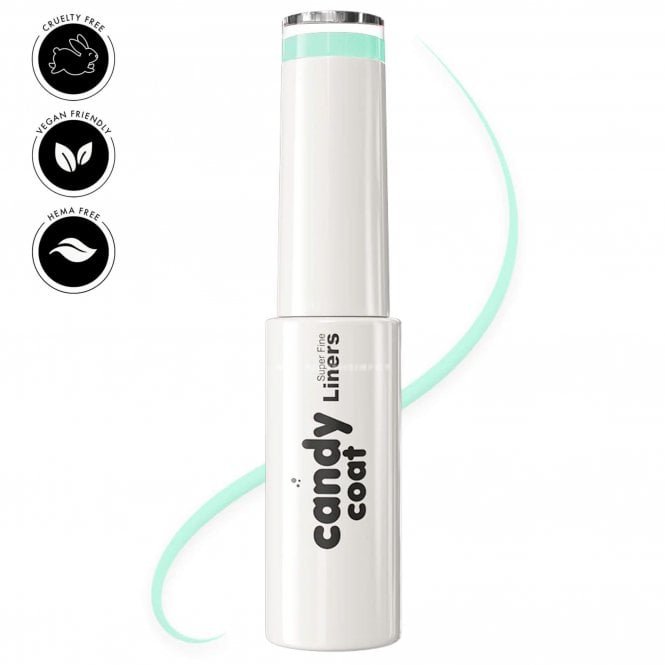 Candy Coat Hema Free Gel Nail Art Liner - Turquoise 10ml