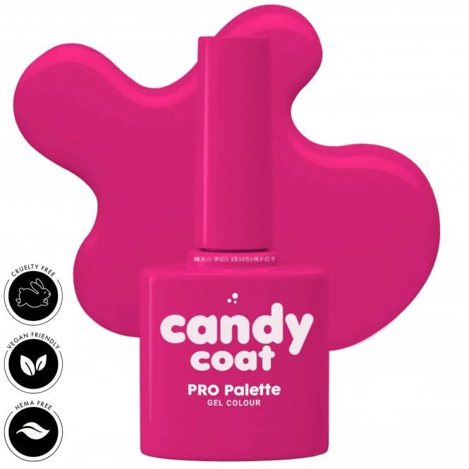 Candy Coat Pro Palette - Hema Free Gel Polish - Cherise 10ml