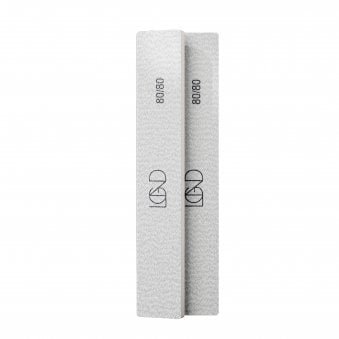 Celebrity Nail Artist Pro Nail File - Zebra Rectangle Files 80/80 (4 pack)