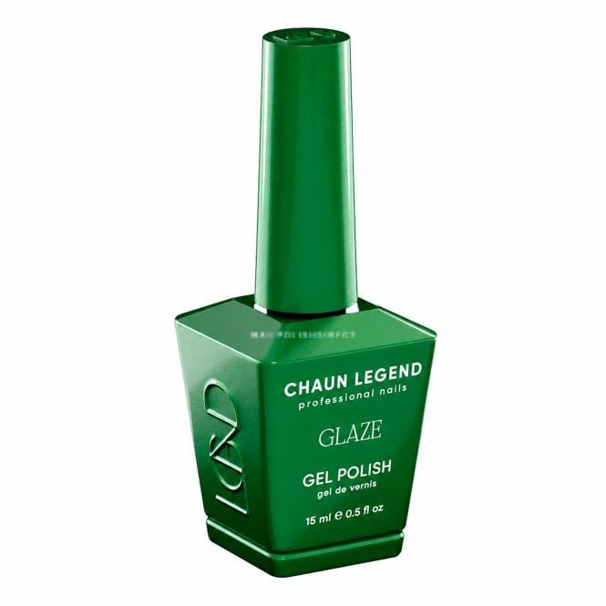 Chaun Legend Celebrity Nail Artist Glaze HEMA Free Gel Polish Collection - Green Apple Martini 15ml