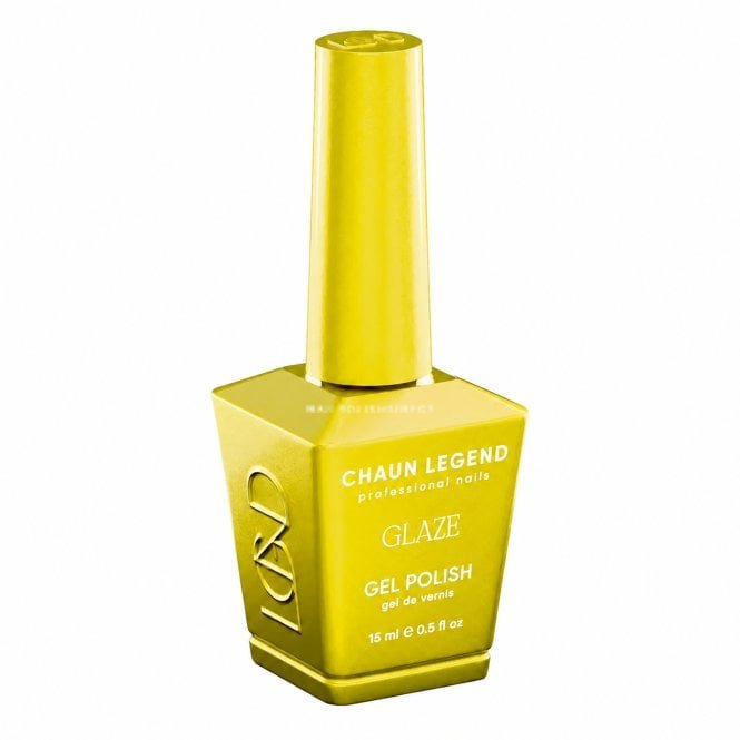 Chaun Legend Celebrity Nail Artist Glaze HEMA Free Gel Polish Collection - Lemon Drop 15ml