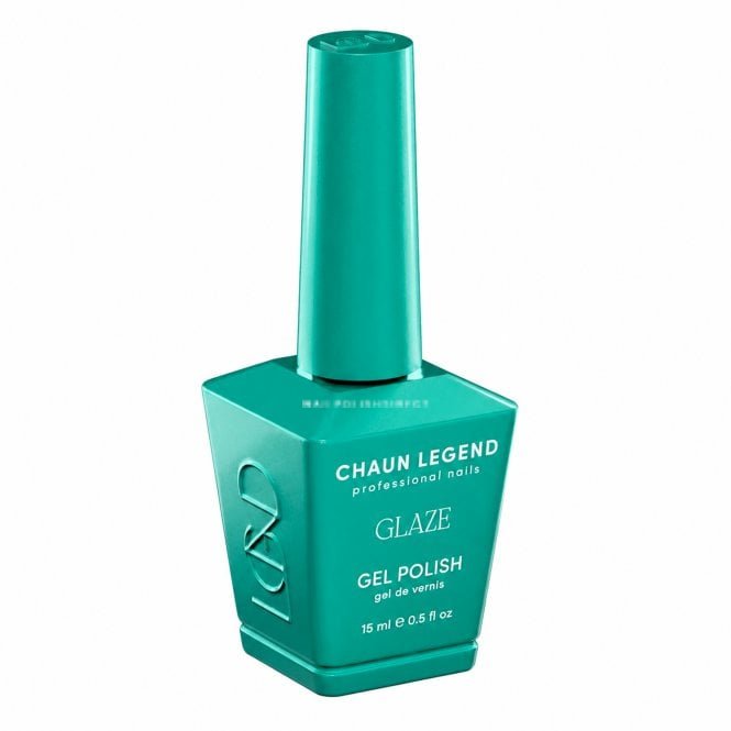 Chaun Legend Celebrity Nail Artist Glaze HEMA Free Gel Polish Collection - Twerk-Quoise 15ml