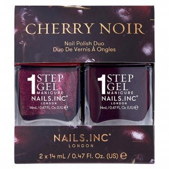 Cherry Noir Nail Polish Duo Set (2 x 14ml)(17512)